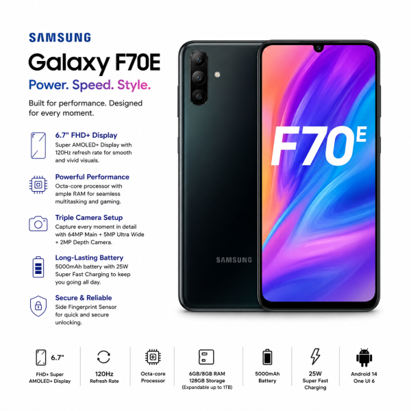 Samsung Galaxy F70e 5G